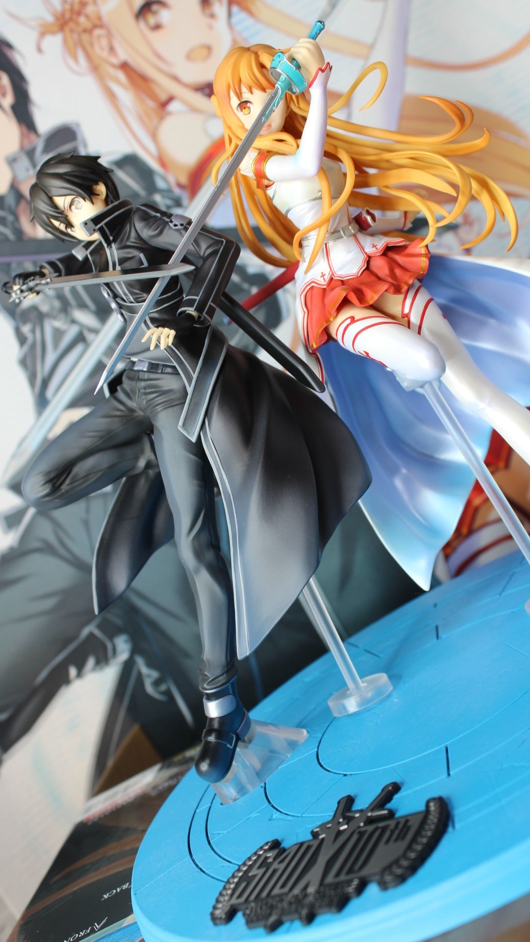 SAO] ソードアート キリト&アスナ 10周年記念 電撃屋限定Ver