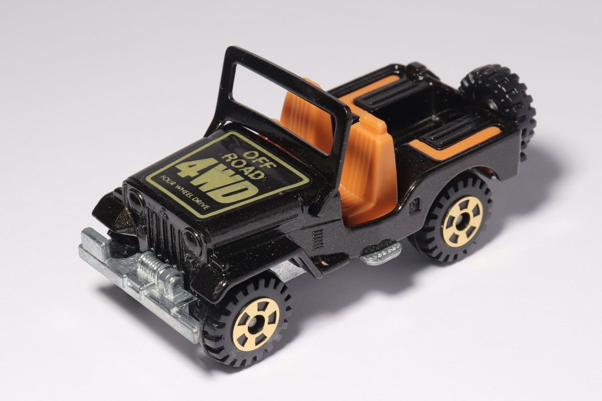 絶版・日本製】トミカ No.25 三菱 ジープ H-J58 黒