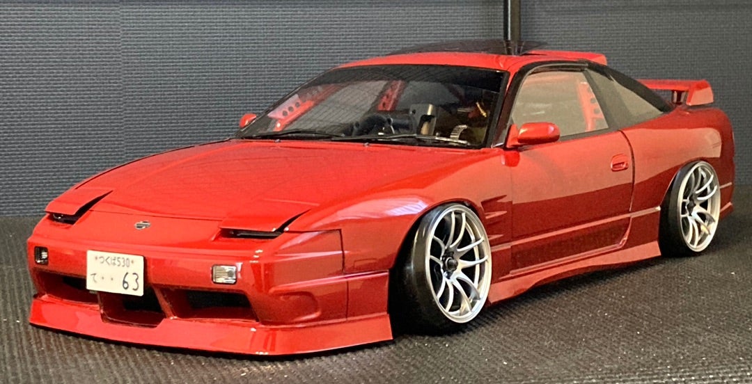 ABCホビー 180sx 後期 ラジコン ボディのみ ABC ホビー 180SX 完成