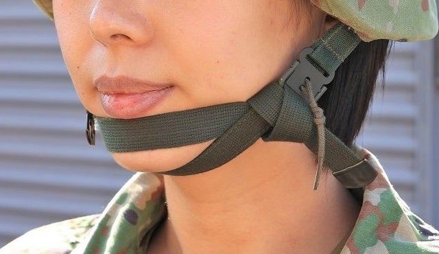 装備自作（その16）88式鉄帽2型「あご紐」レプリカ | ちょんまげ