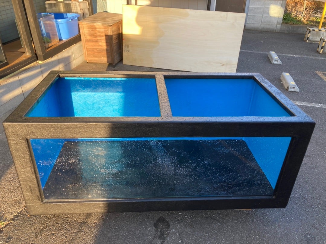 引き取り限定。1800水槽 引き取り限定 1800×900×600(H) オーバーフロー