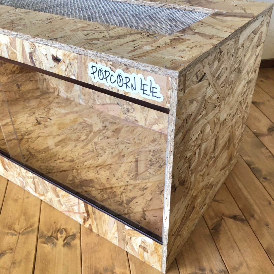 小動物飼育ケージ ポップコーンレレ 幅80cm、奥行き40cm、高さ40cm