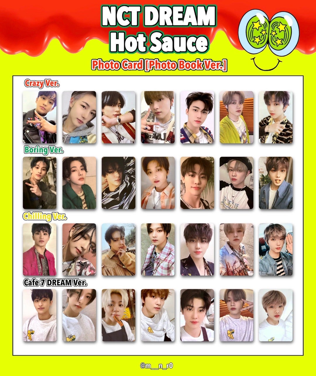 nct マーク トレカ nct dream hot sauce md Kpop NCT DREAM Hot Sauce