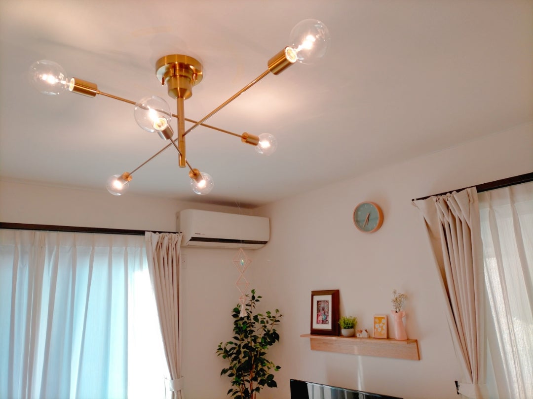 ウニコunico 照明Astreゴールド白熱球つき