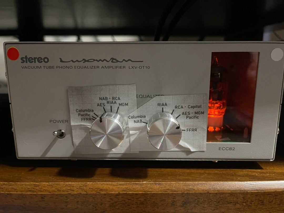 Luxman社製EQカーブ調整型真空管フォノイコライザー」③ | sidecar2001