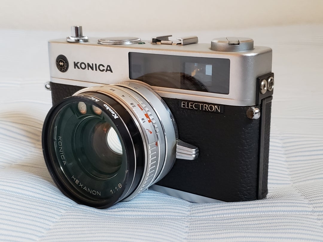 KONICA ELECTRON 35mmフィルムカメラ コニカ エレクトロン : inside out
