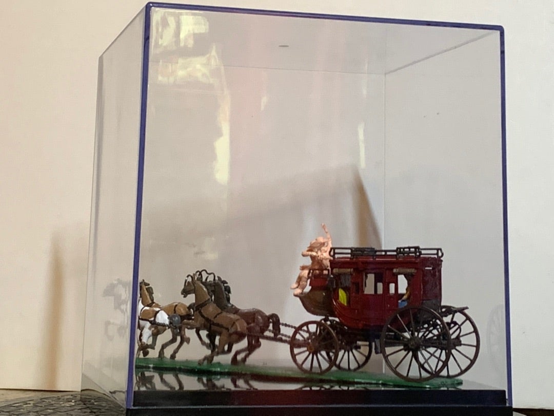 西部劇 駅馬車製作途中 | お城のジオラマ鍬匠甲冑屋