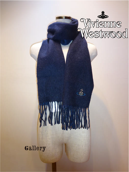 Vivienne Westwood マフラー カシミヤ100% らリバーシブル