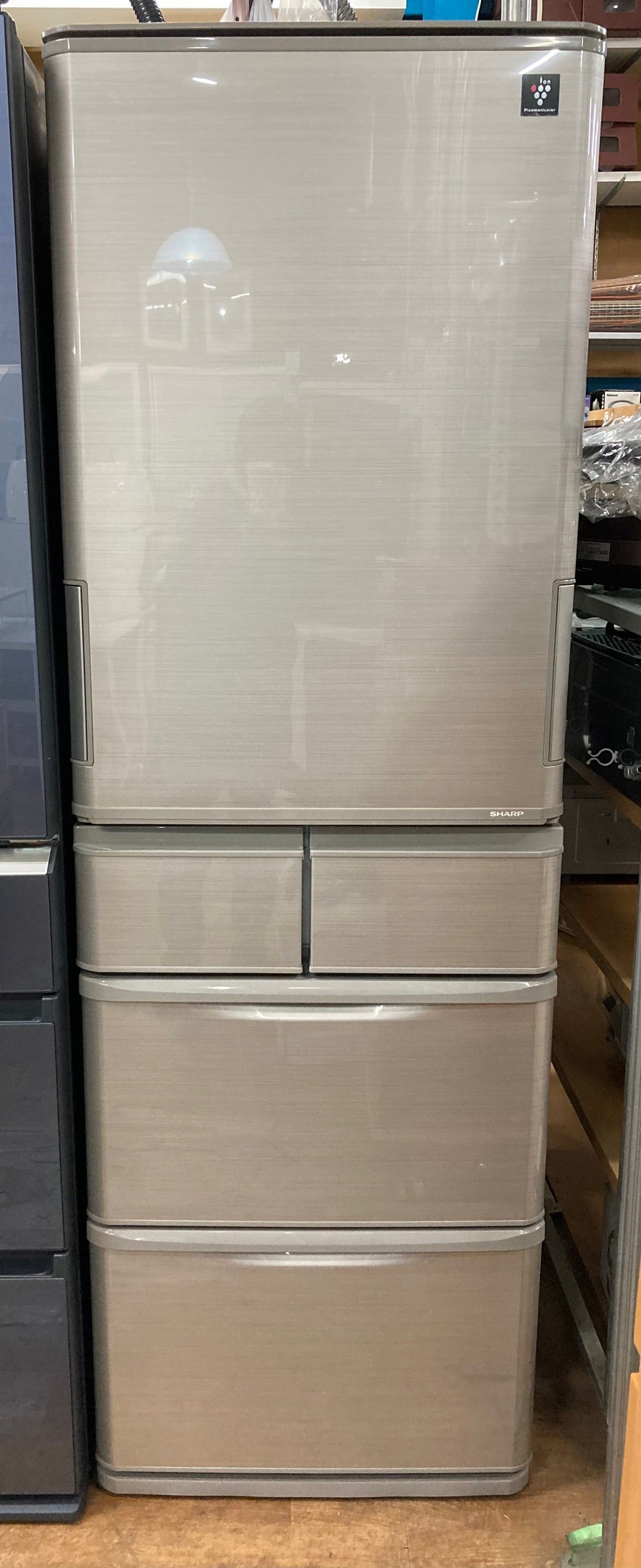シャープ冷蔵庫5ドア412L SJ-PW42B-S どっちでもドア