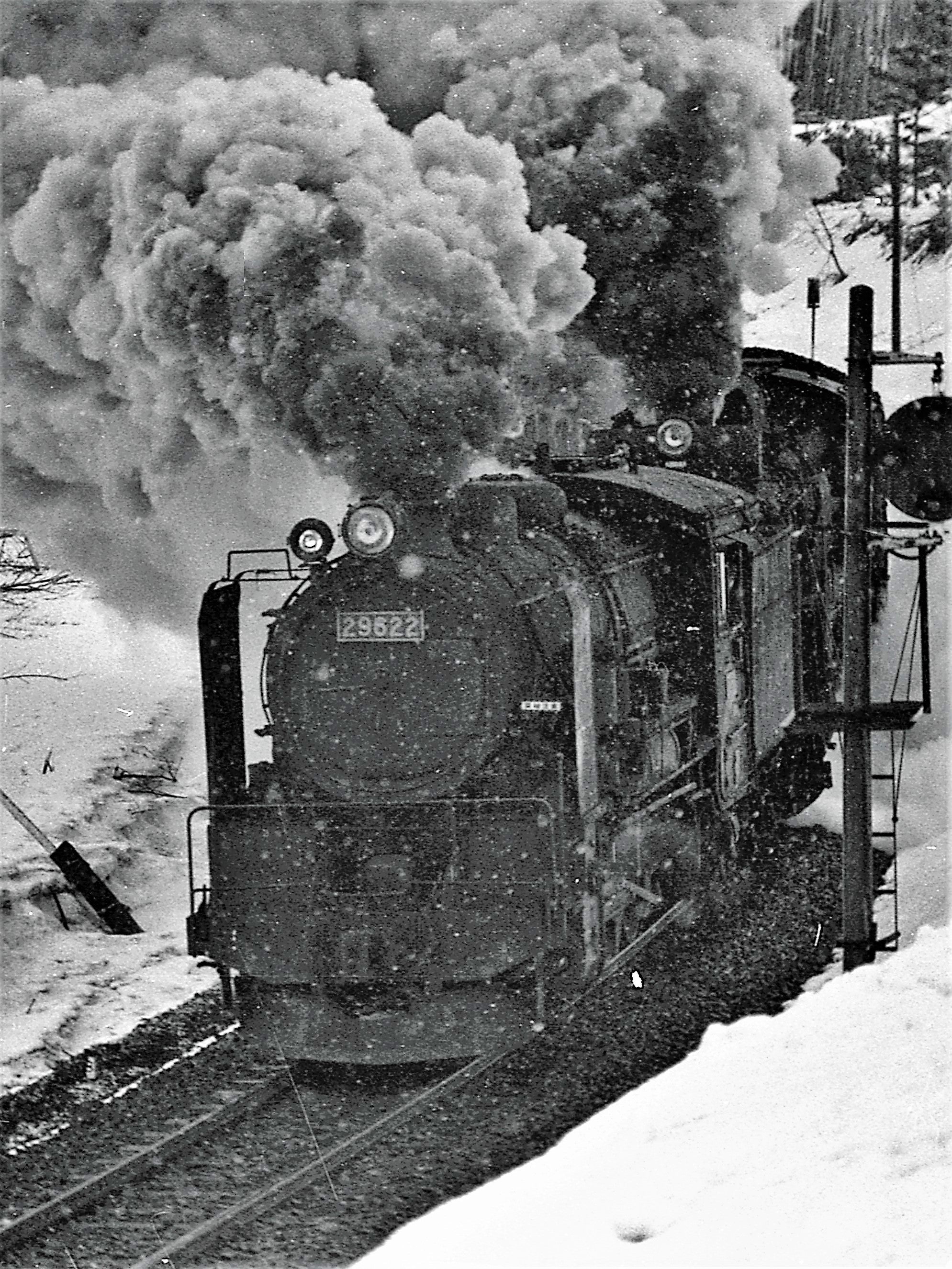 雪の蒸気機関車② | c11249のブログ