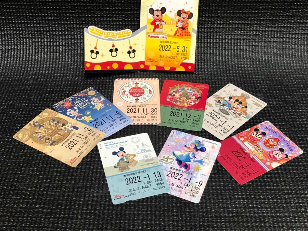 使用済】2012年度 ディズニーリゾートライン 切符 パス リゾラ 使用済