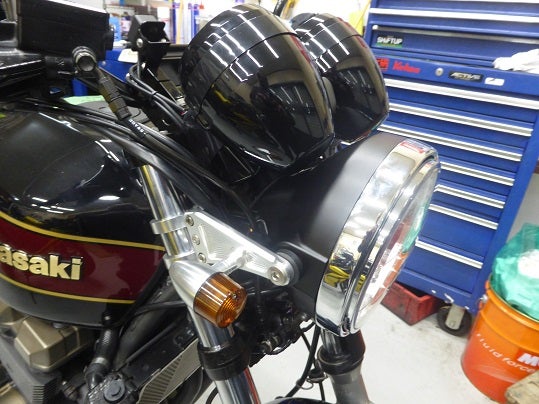 zrx400ヘッドライト（ステー付き） KAWASAKI 純正 ZRX 400 Ⅱ 2 丸目