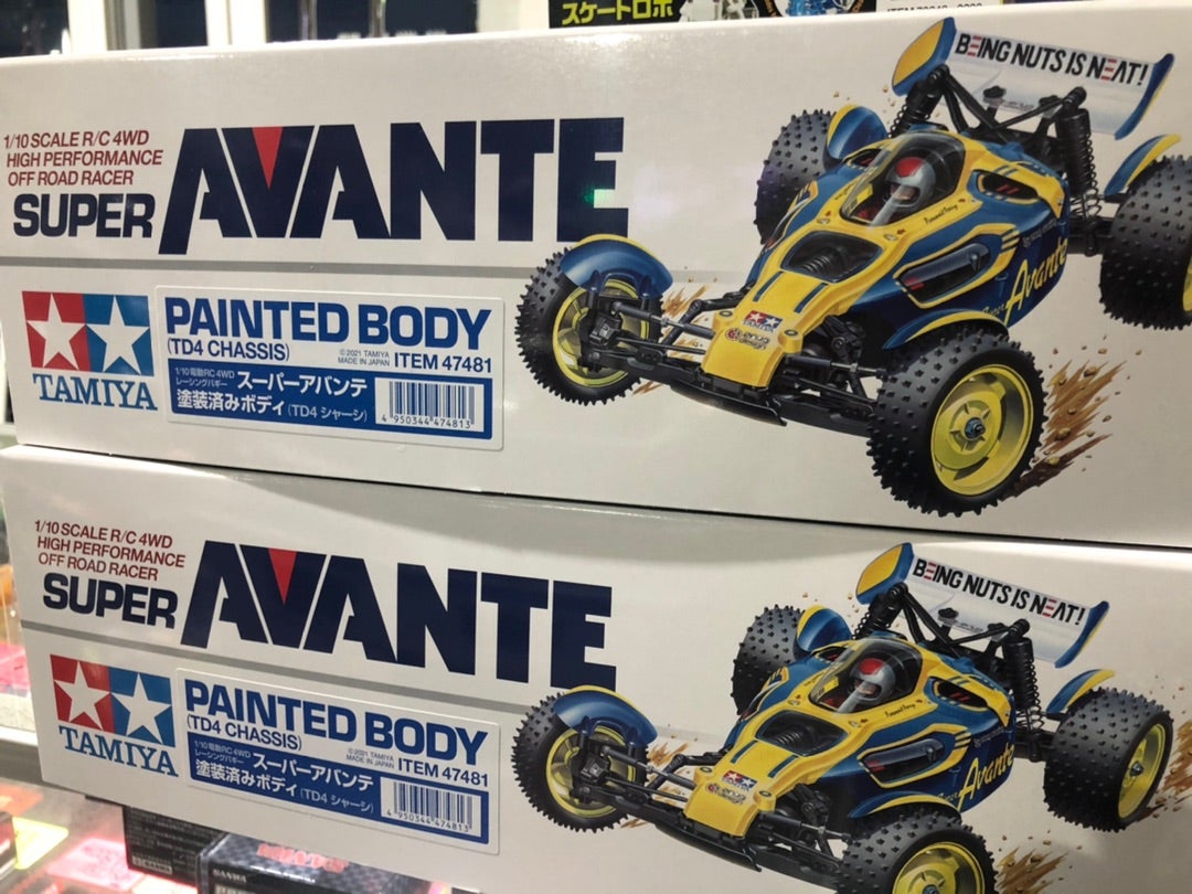 タミヤ 1/10 スーパーアバンテ 塗装済みボディ 未組立品 タミヤ 1/10