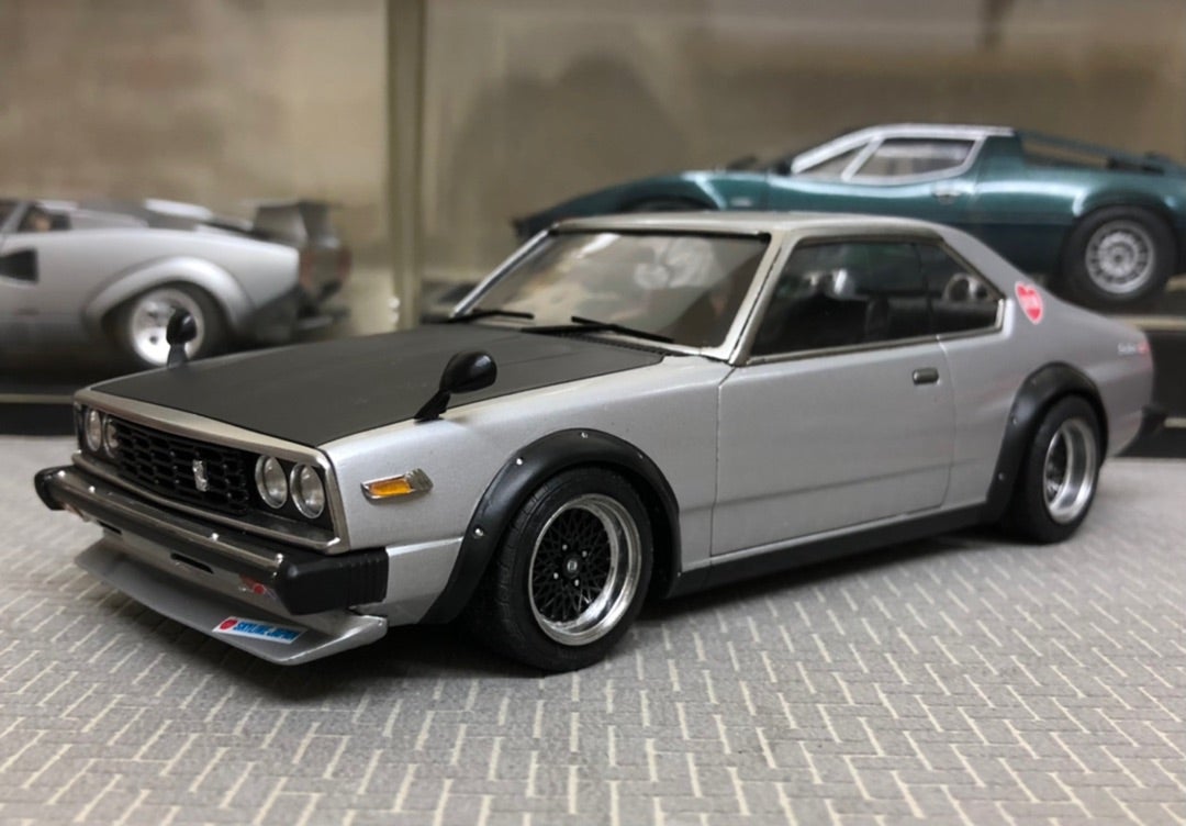 アオシマ プラモデル 1/24 スカイライン ケンメリ 街道レーサー