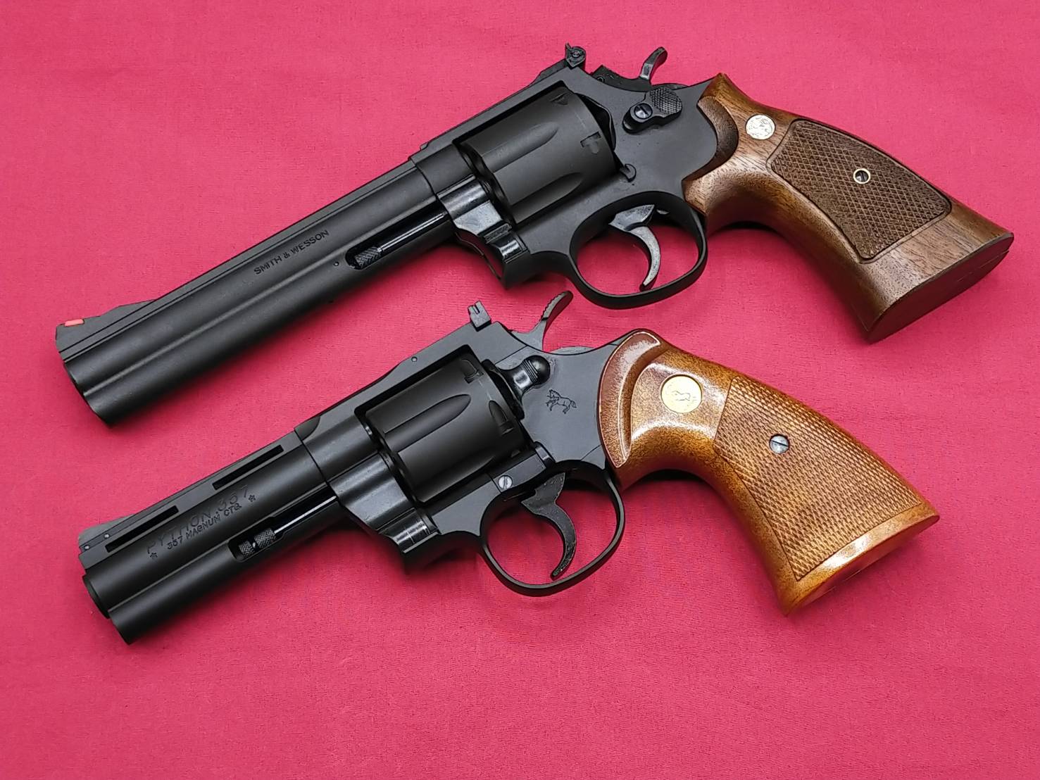マルシン S&W M586 6インチ HW 木製グリップ モデルガン | GUNの細道