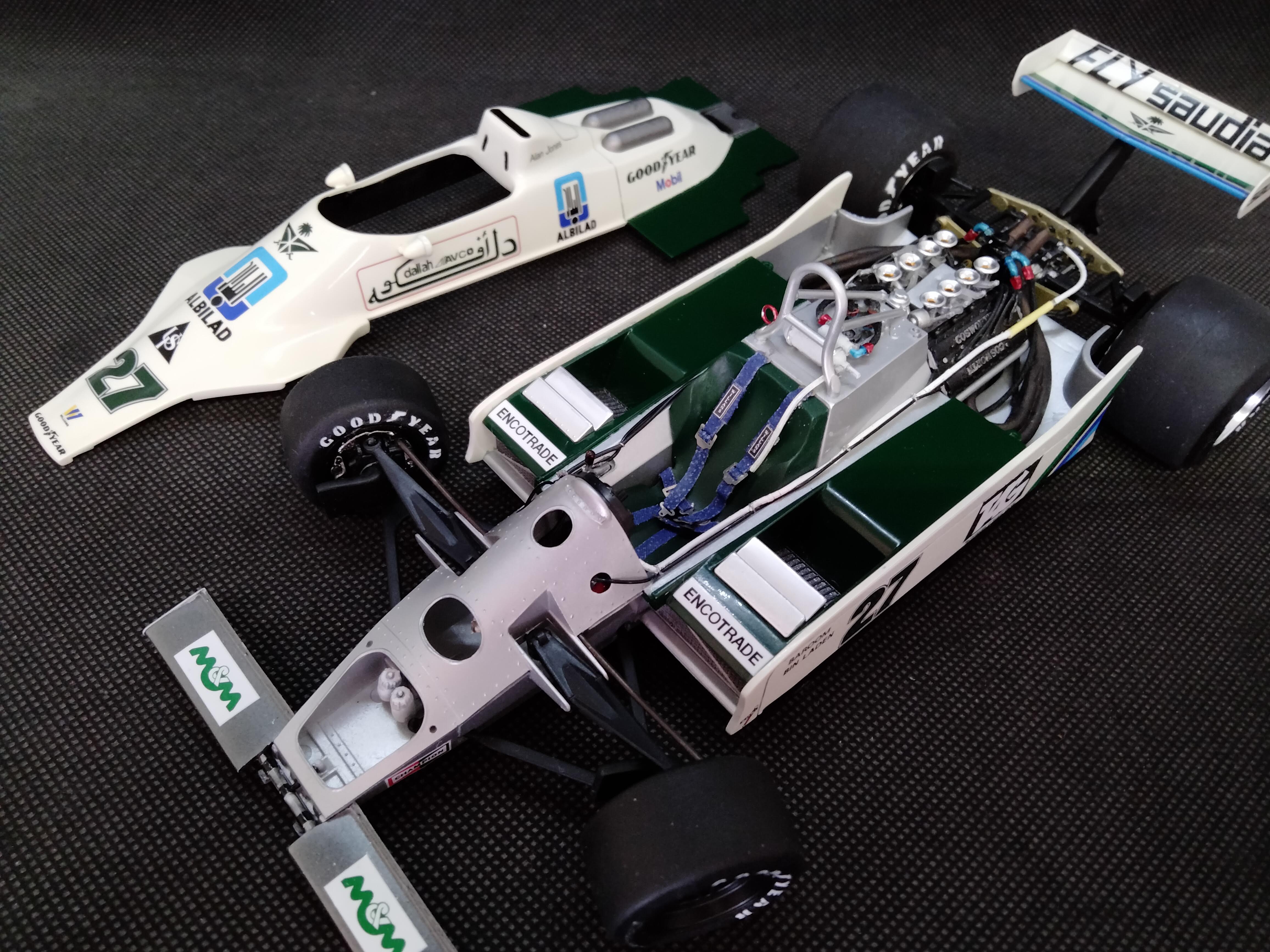 中古絶版模型堂 タミヤ 1/20 ウィリアムズFW-07 小鹿 ウィリアムズ