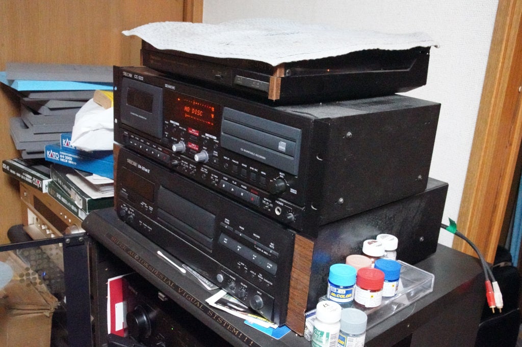 訳あり品 tascam cc-222 カセット、cd再生OK、録音が高音でない。 訳