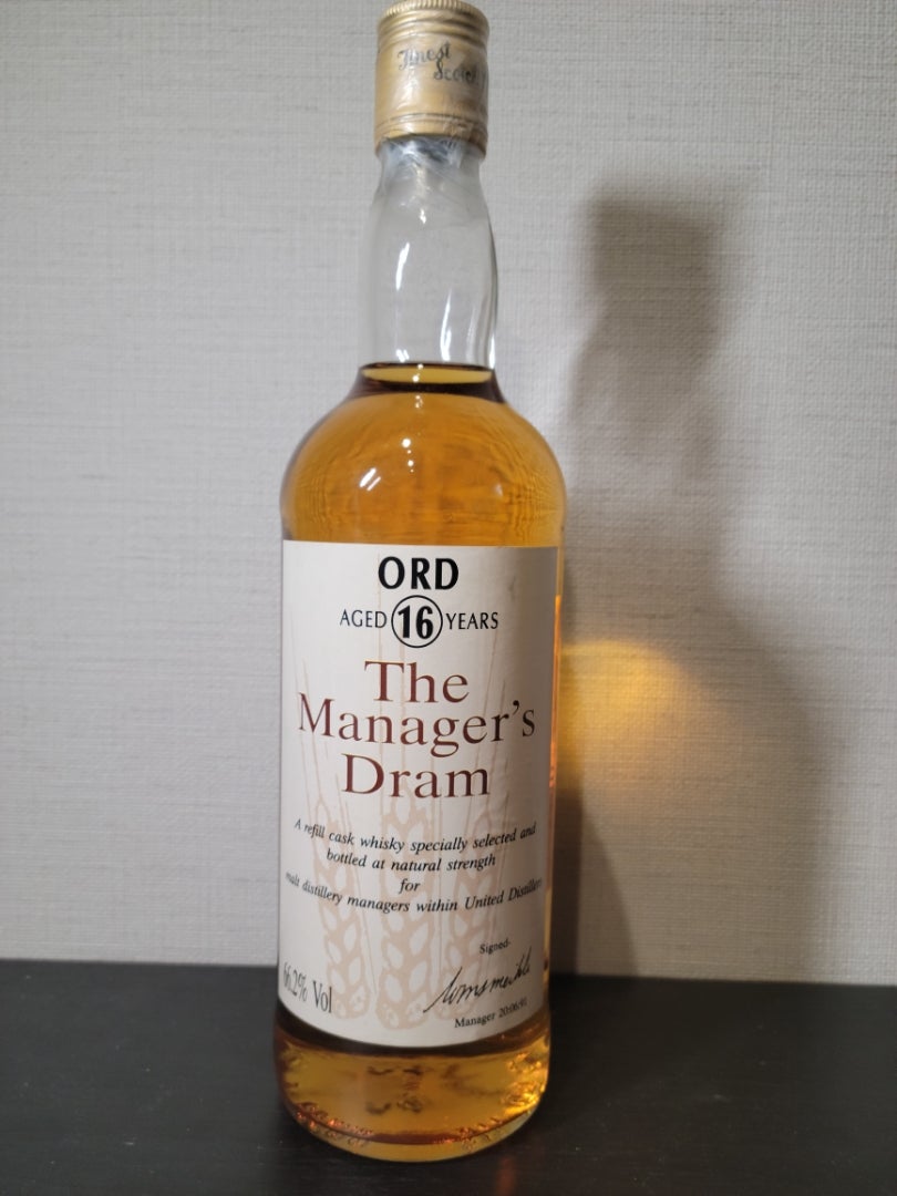 剛のハイランドモルトの極み グレン・オード マネージャーズドラム16年