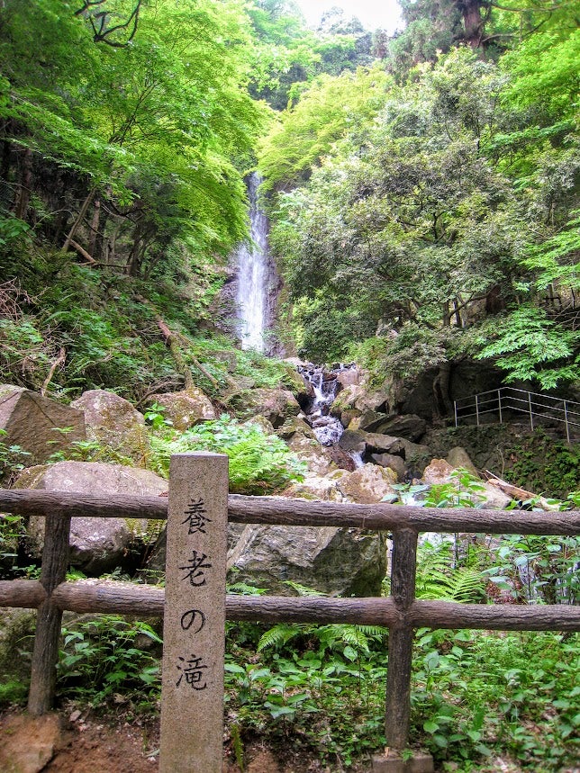 養老山859.3m 孝子伝説の滝と一等三角点の里山 | 滋賀の ごんた