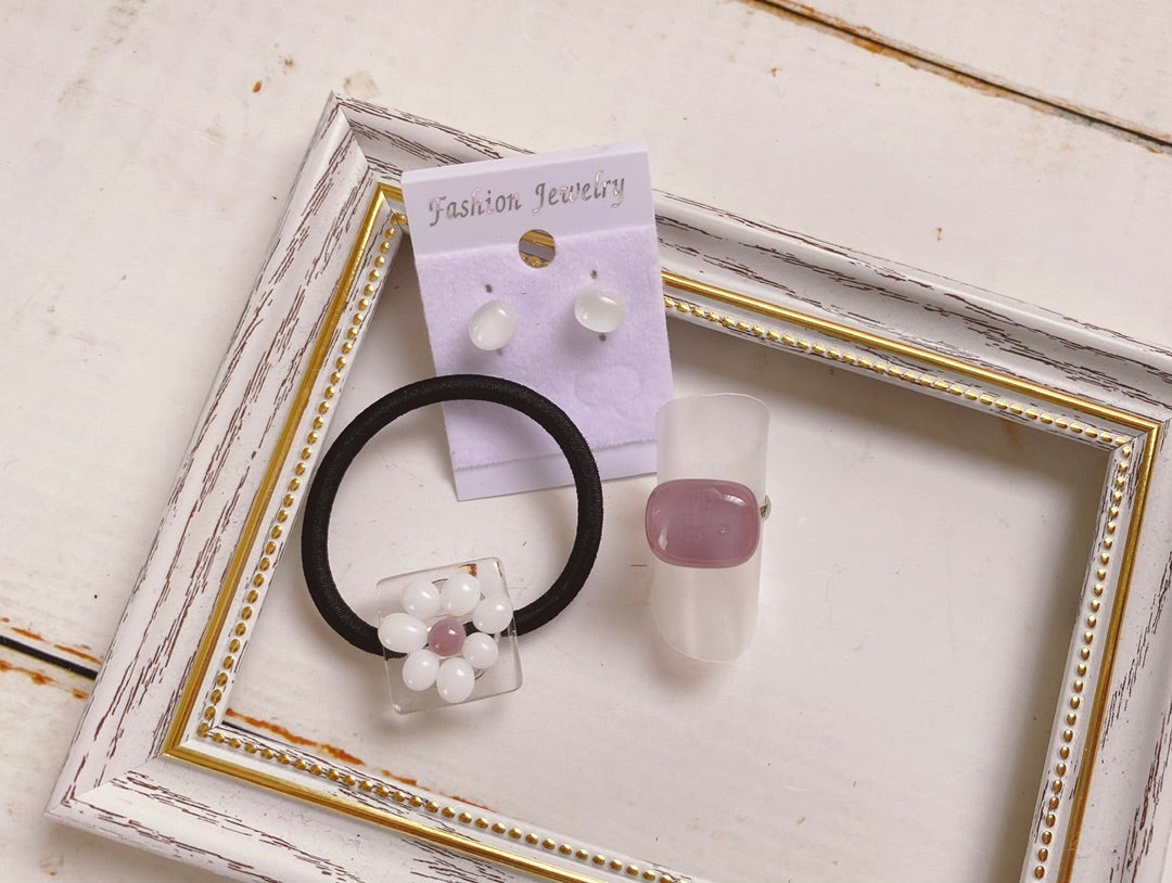 ☆藤原奈津江作☆高度な技術☆レースガラスフュージング長皿（2