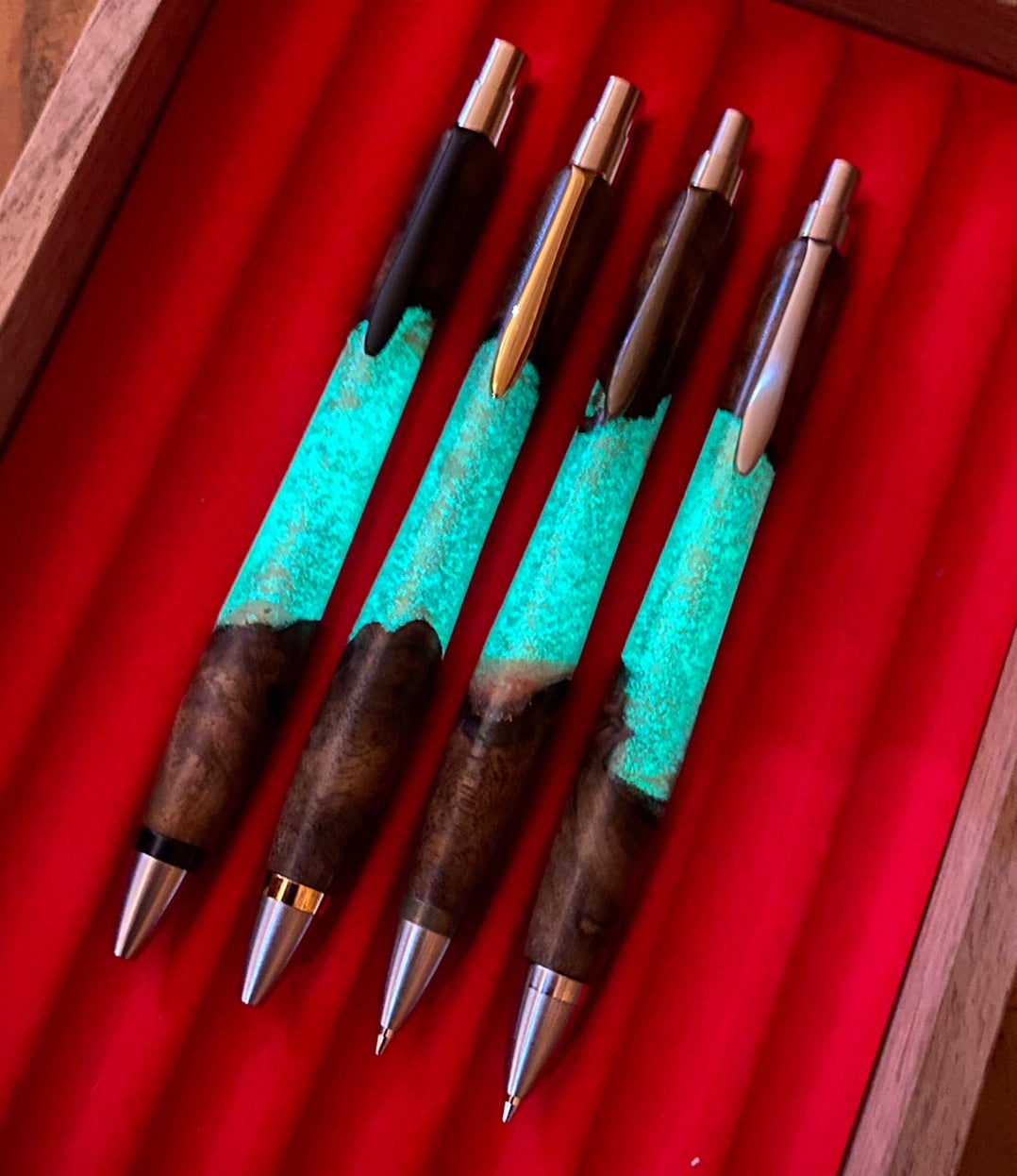 蓄光ペン | ペンと樹木と木工教室探検隊