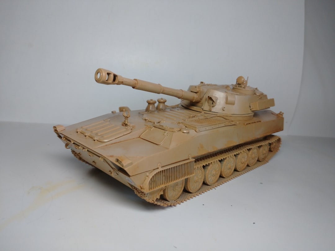 スキフ 1/35 2S1 グヴォズジーカ 完成品 自走砲 戦車 模型 ベトナム