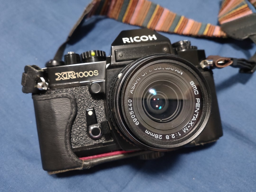 RICOH XR1000Sフィルムカメラ 単焦点レンズセット ケース付き 衝動買い