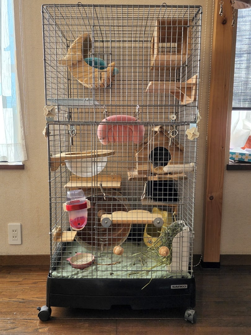 SANKO イージーホーム 80 ハイ小動物 ケージ ※台はありません。 楽天