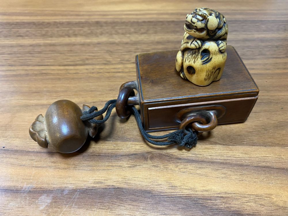 日本）鹿角の獅子根付（江戸期 18世紀） | nokiのブログ