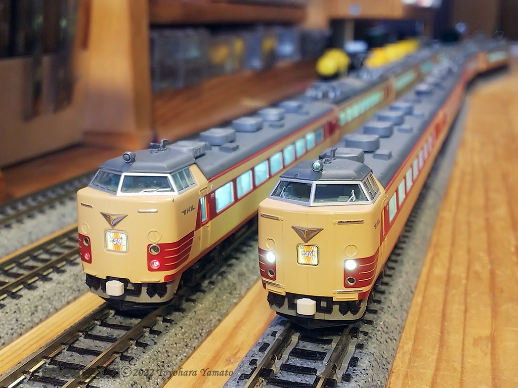 室内灯付き 485系1000番台 nゲージ tomix92379 室内灯付き 485系1000