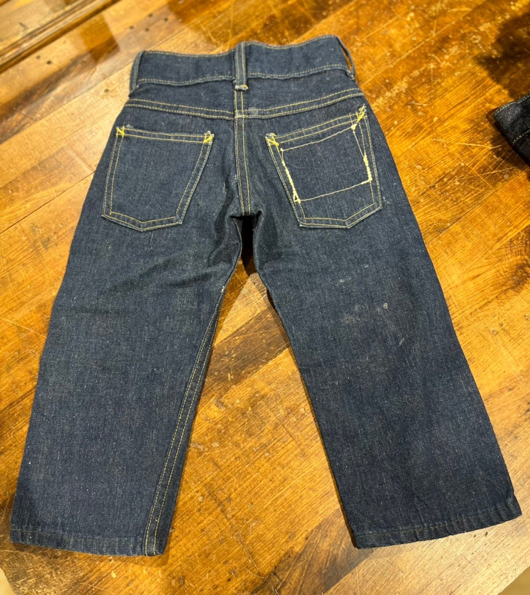 40s〜 kids TEXAN ビンテージ デニムパンツ UFOリベット 縦落ち 40s