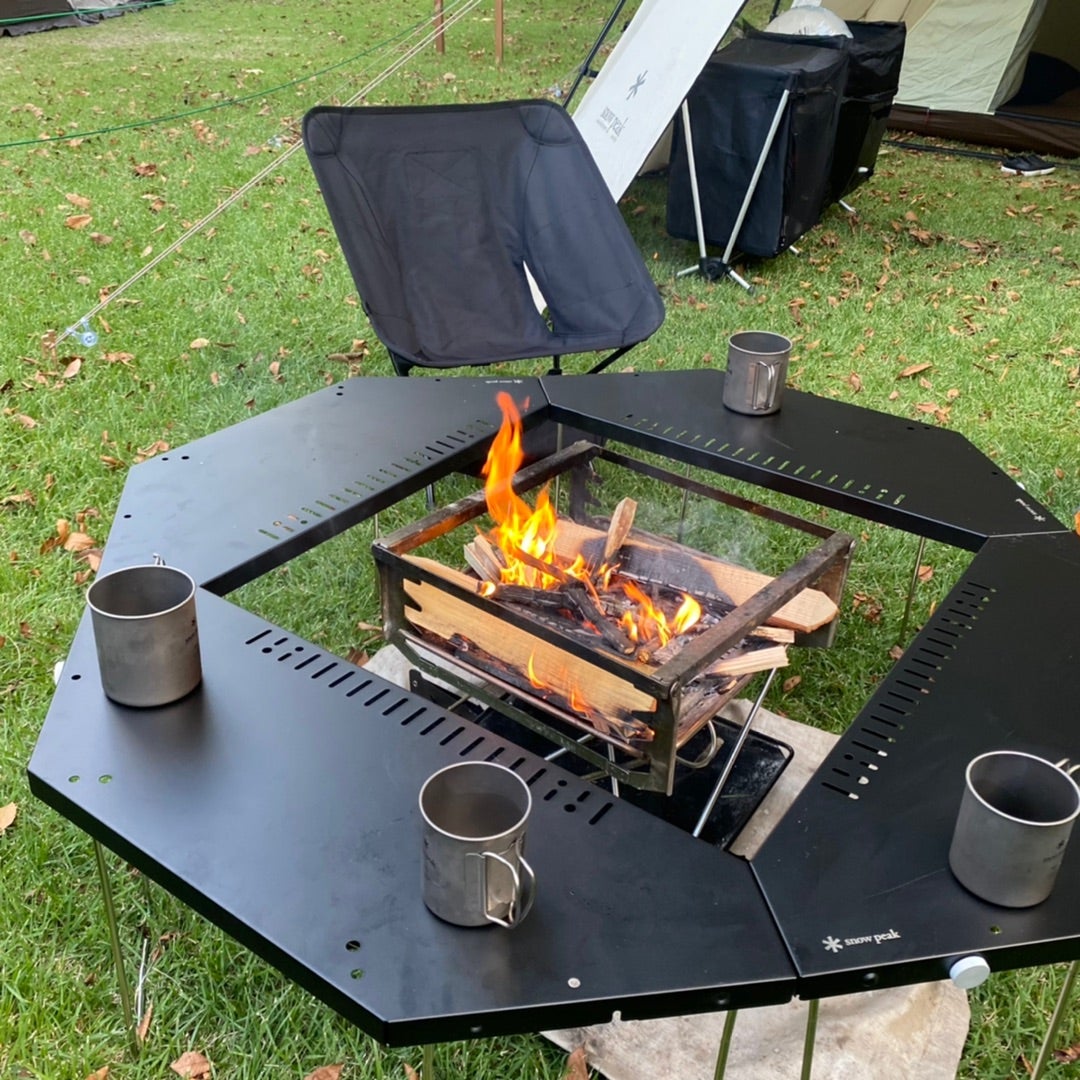 スノーピーク ジカロテーブル 1ユニットブリッジ ブラック Amazon.co