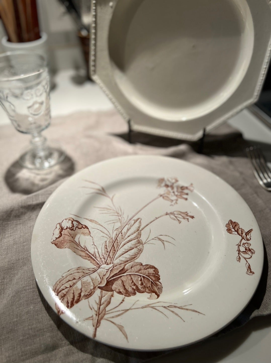 ファイアンスフィン 不思議な ダイヤリム オクトゴナル