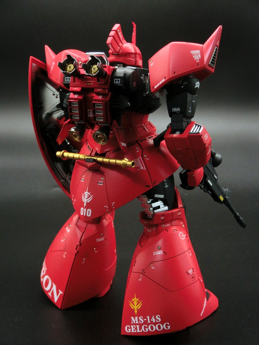 MG 1/100 ジョニー・ライデン専用ゲルググ 【ガンプラレビュー：MG 1