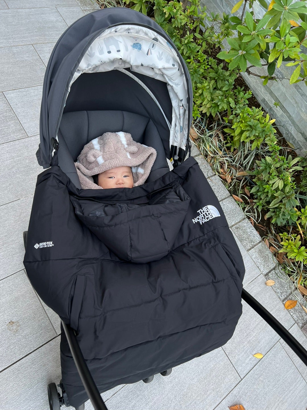 THE NORTH FACE ブラック シェルブランケット（ベビー） ザ・ノース