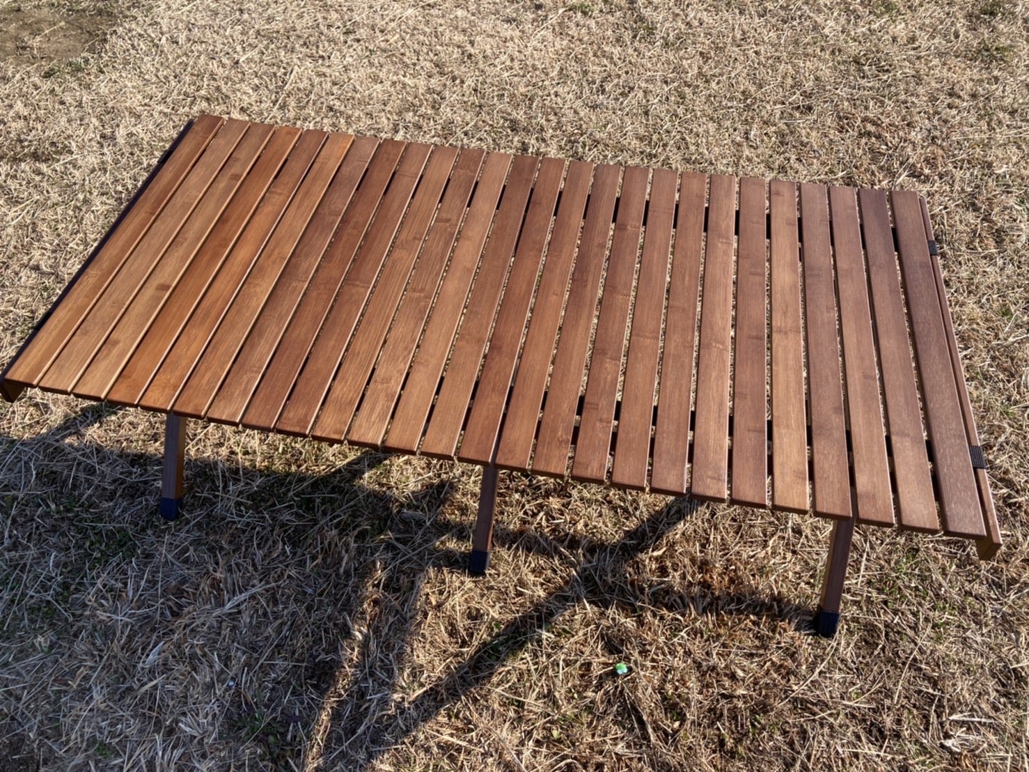 ハイランダー バンブーロールトップテーブル120 開封レビュー | ～週末