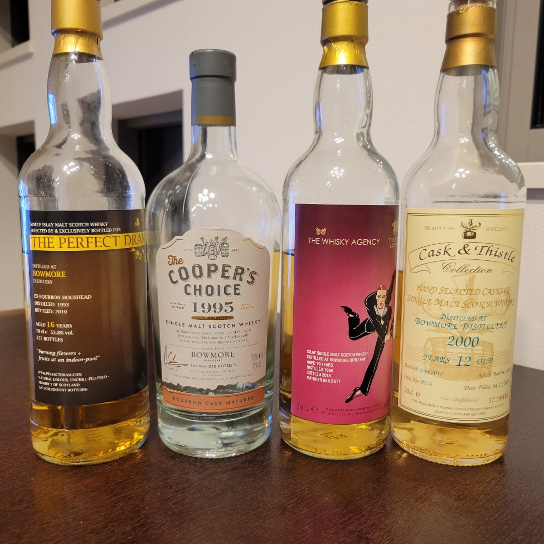 1990年代蒸溜ボウモア 比較テイスティング | モルト道 ～ヘビーな