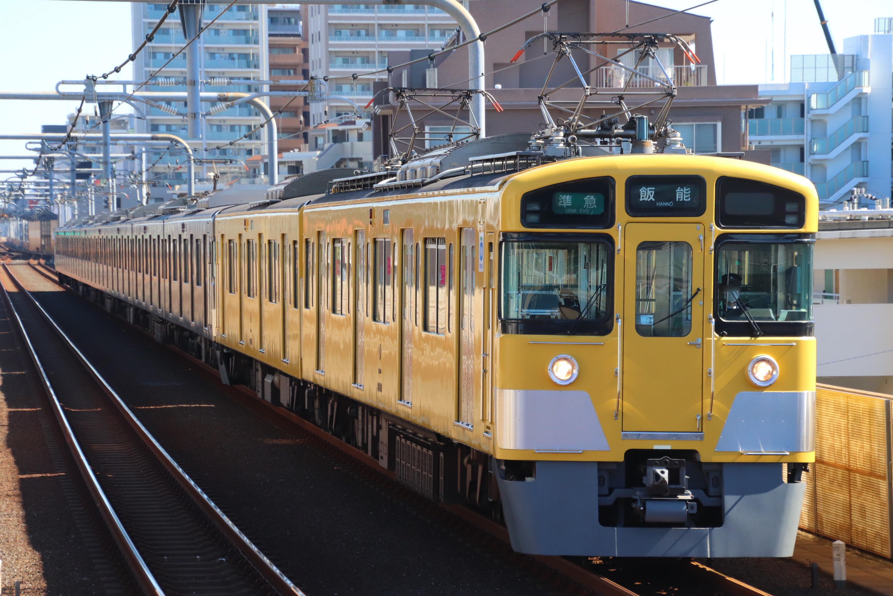 西武新2000系 2069編成＋2463編成 チョコバナナ編成 西武鉄道