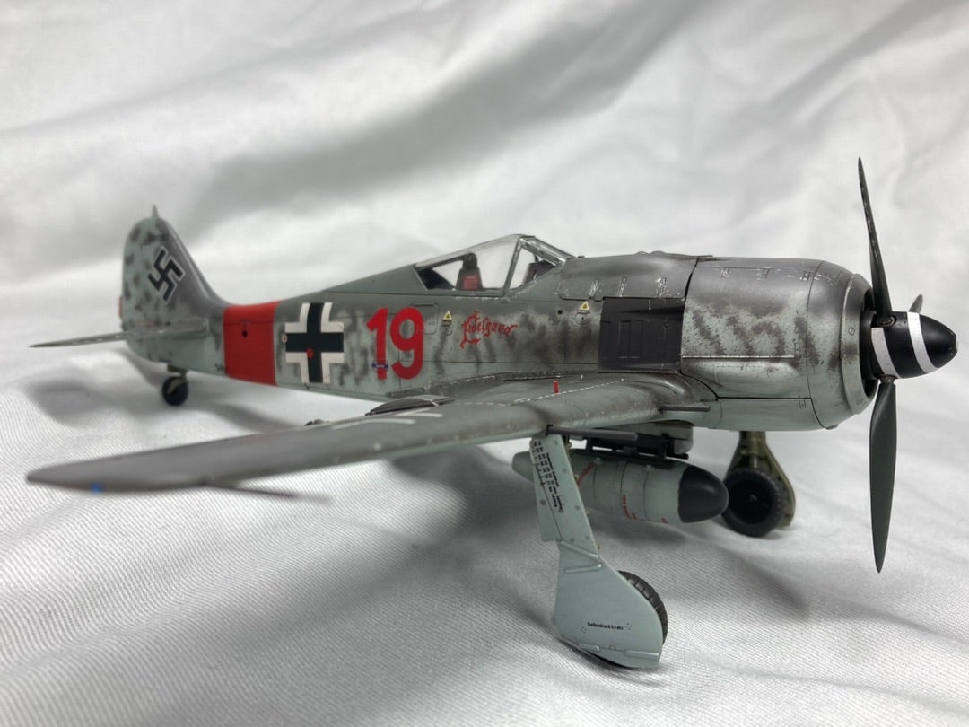 タミヤ 1/48 Fw190A-8 ドイツ空軍 フォッケウルフ 完成 | hobby-hobby