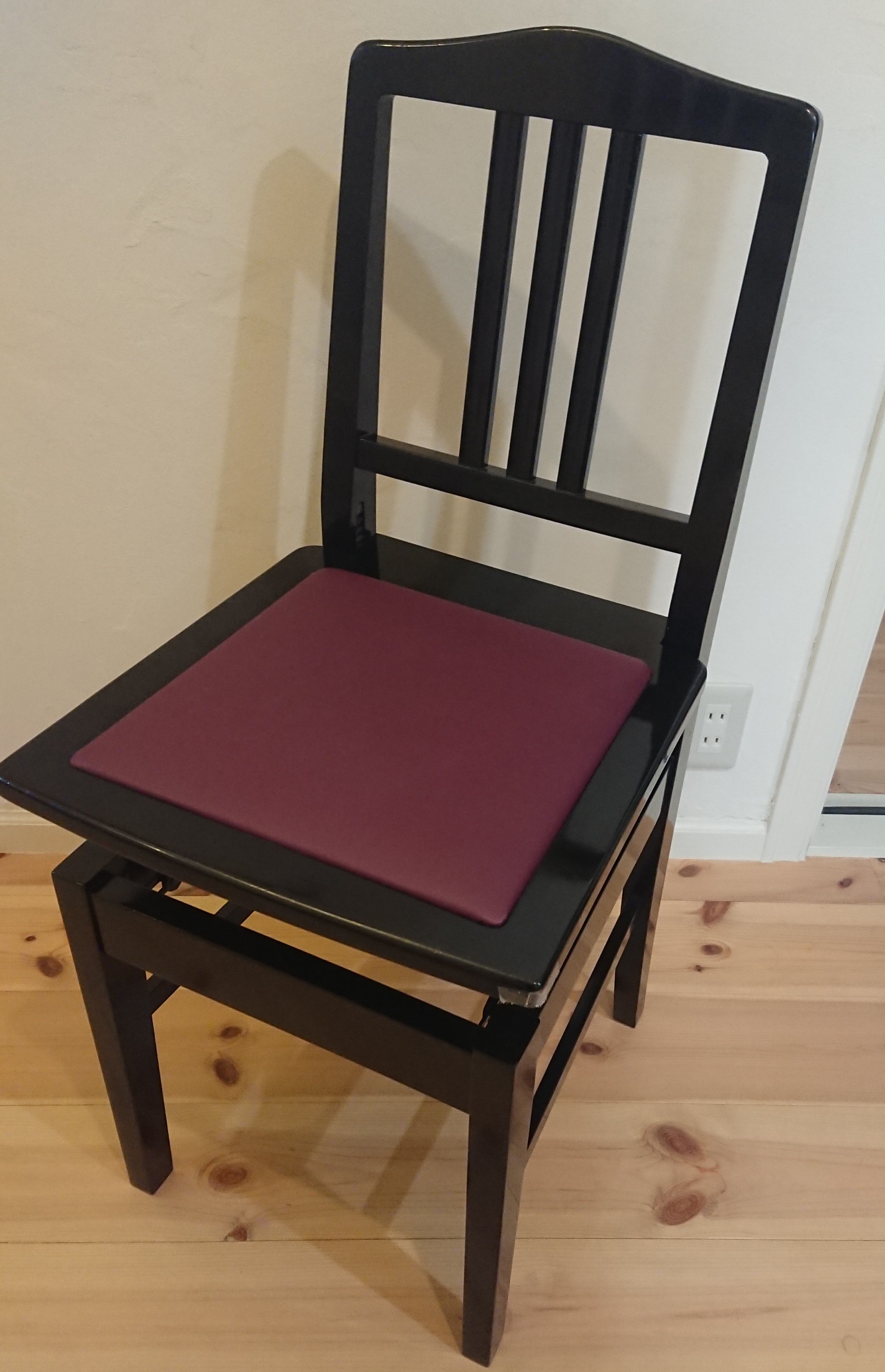 トムソン椅子 YAMAHA 高さ調整機能付きピアノ椅子 中古リニューアル