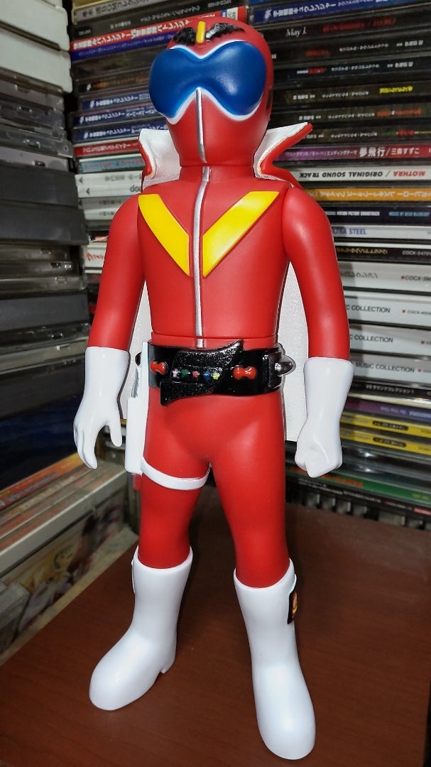 レインボー造型企画 仮面怪人 鉄輪仮面 ソフビ 未開封品 レインボー