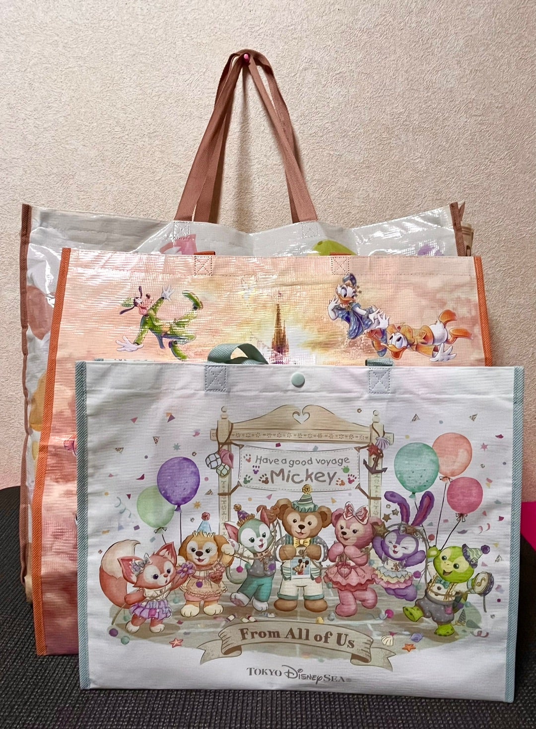 ディズニー ダッフィー エコバッグ ショッピングバッグ