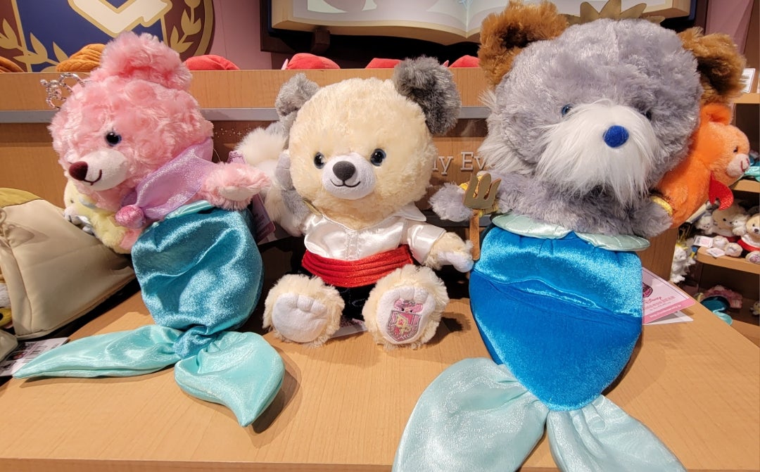ユニベア ぬいぐるみ アリエル かわいいパペット付きに！ディズニー