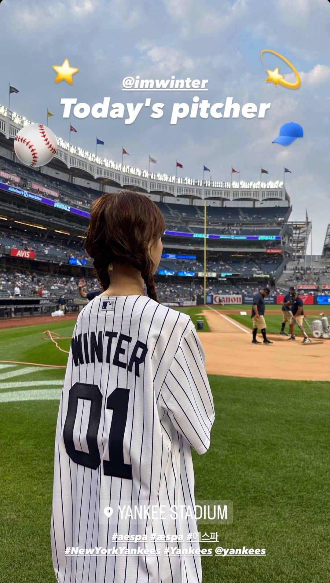 aespa エスパ ウィンター WINTER 01 ユニフォーム aespa ウィンター