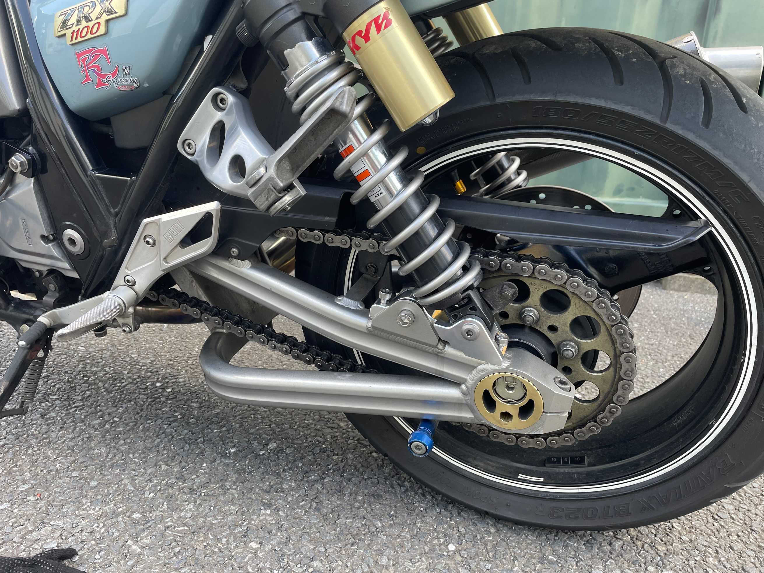 ZRX1100 純正 リアサスペンション ノーマルサス KYB カヤバ 検