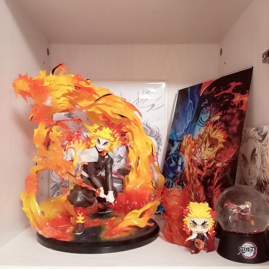 煉獄杏寿郎-炎の呼吸 奥義 玖ノ型・煉獄- 1/8スケールフィギュア 鬼