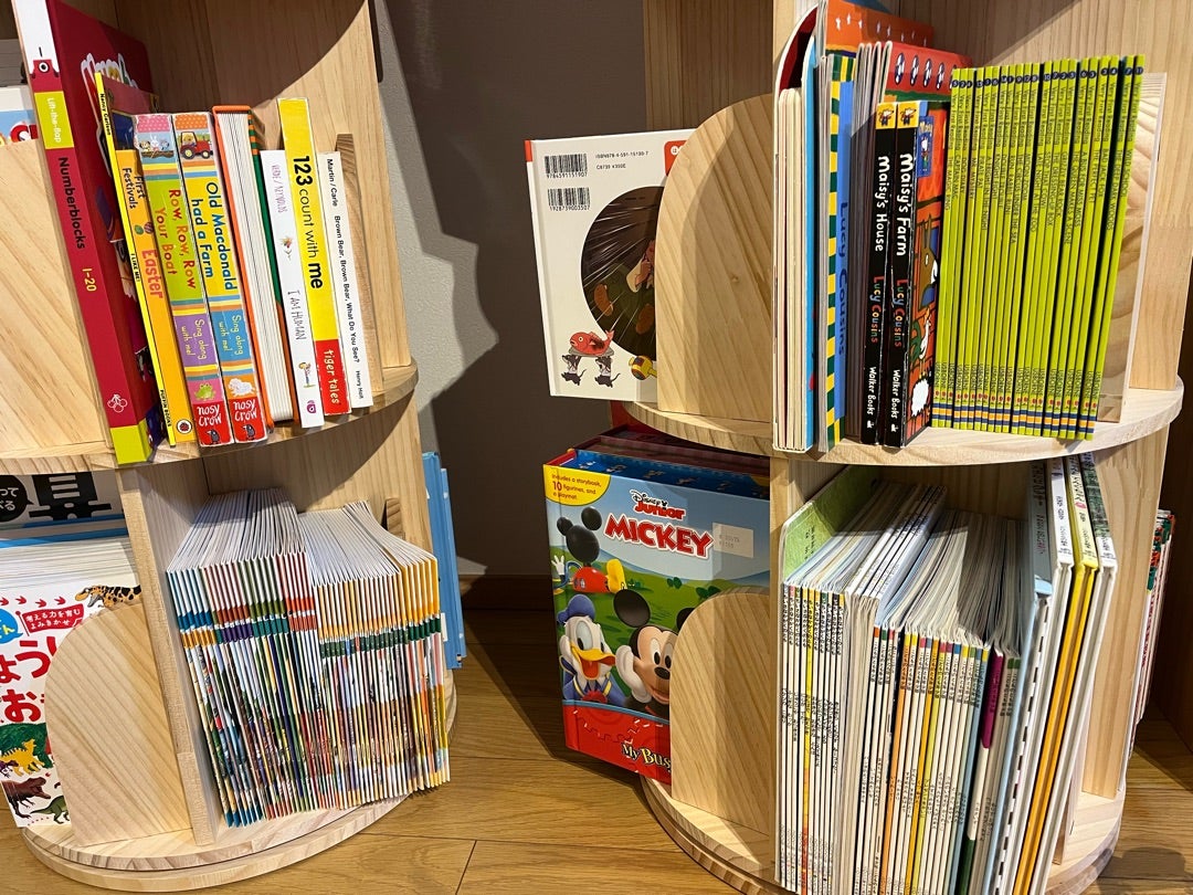 昭和レトロ 小学館 回転式 絵本棚 絵本ラック 本棚 レトロ小学館ブック