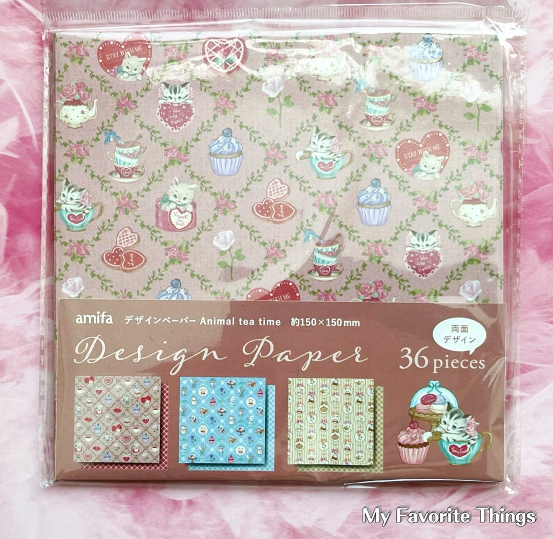 デ1649] tea.time様 デザインペーパー デ1649] tea.time様 デザイン