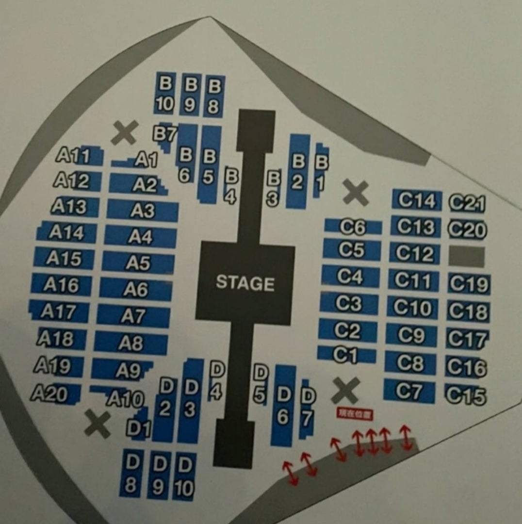 本日より三代目JSB LAND 大阪公演チケット発券です。※過去のアリーナ