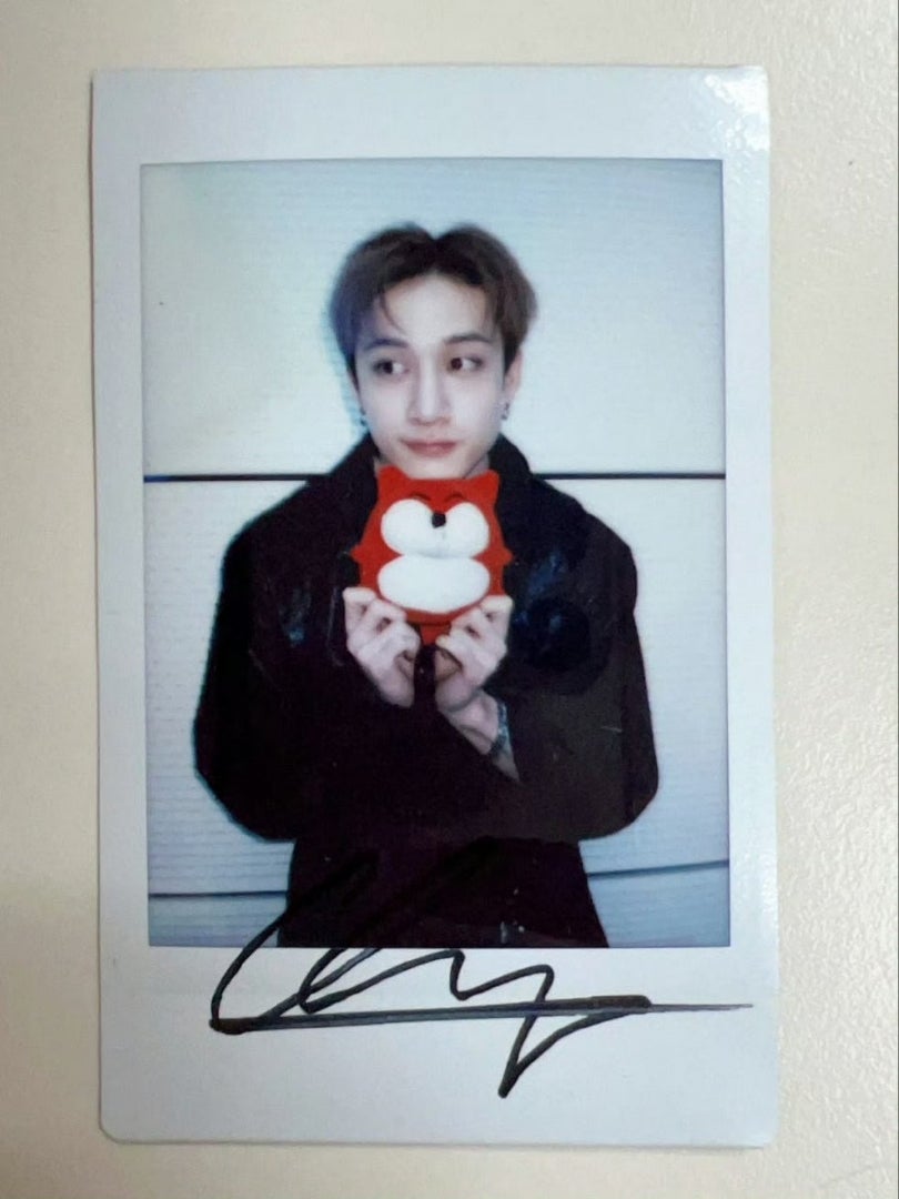 Straykids チャンビン サイン入り チェキ Straykids チャンビン サイン